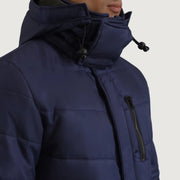 
Widok podszewki Showing Quilted Viscose Lining & Dwie funkcjonalne kieszenie wewnętrzne