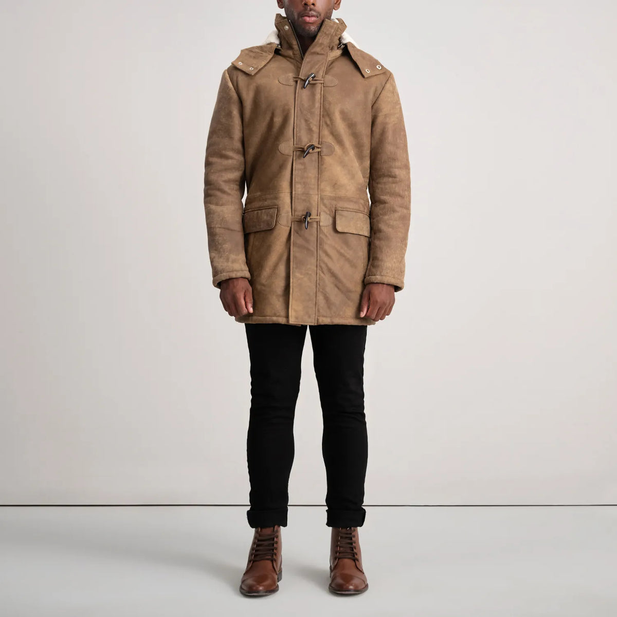Nolan Skórzany Płaszcz Męska – alternate product view 3