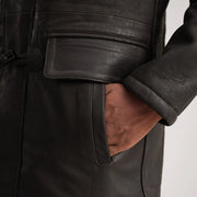 Nolan Skórzany Płaszcz Męska – alternate product view 6