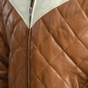 
Norman Kurtka Skórzana Jasnobrązowy Puffer Kurtka Skórzana Męska – alternate product view 6