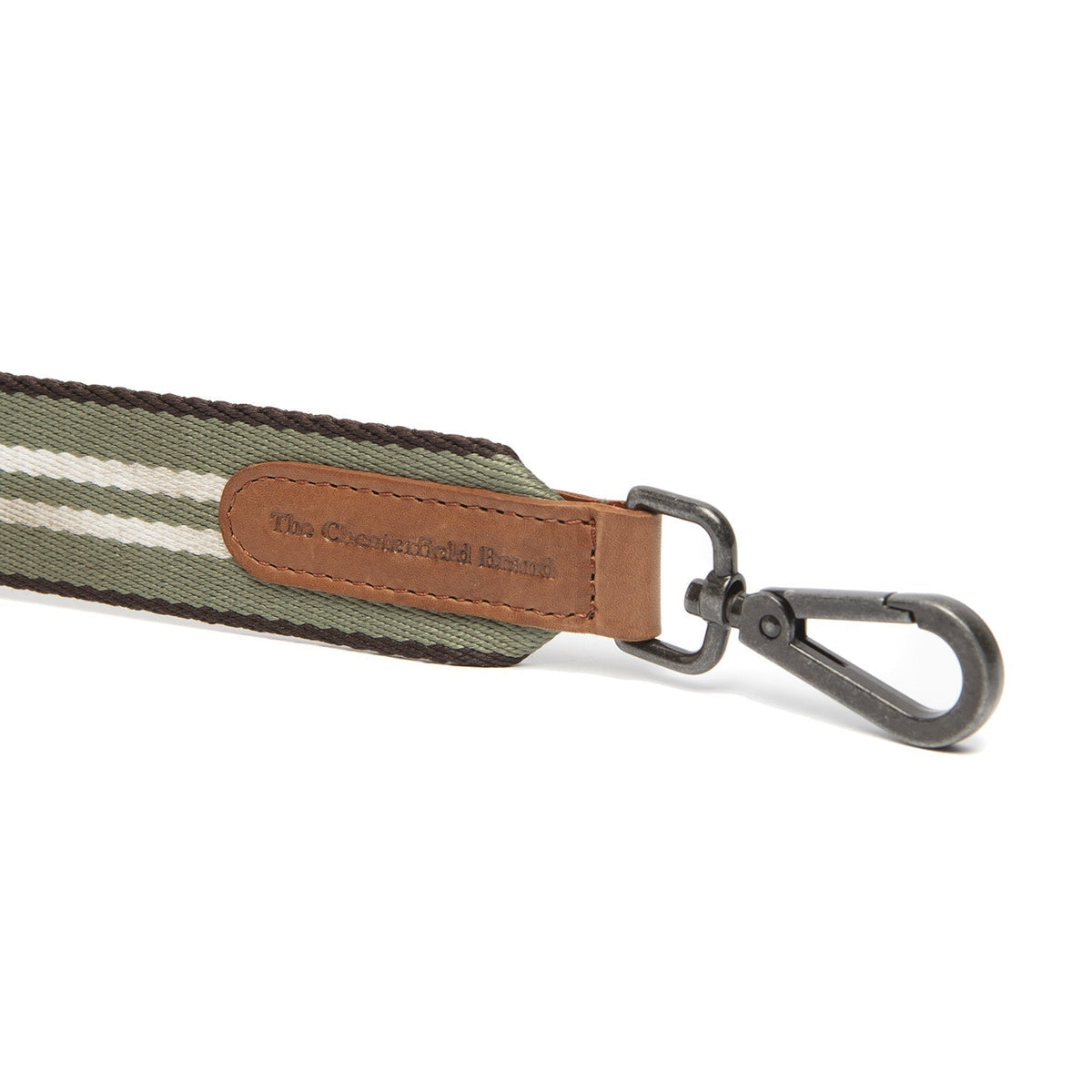 Green Shoulder Strap Damska - Lateral Side Profile View Showing Sleeve Cut &amp; Athletic Taper Fit