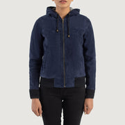 
Rebella Hooded Skórzana Kurtka Bomberka Damska – alternate product view 4