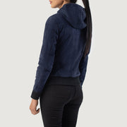 
Rebella Hooded Skórzana Kurtka Bomberka Damska – alternate product view 5