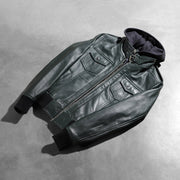 
Roslyn Hooded Skórzana Kurtka Bomberka Damska – alternate product view 8