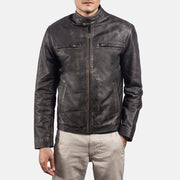 Rustic Skórzana Ramoneska Męska – alternate product view 3