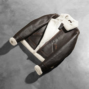 Sherilyn B-3 Czarna Skórzana Kurtka Bomberka Damska – alternate product view 8