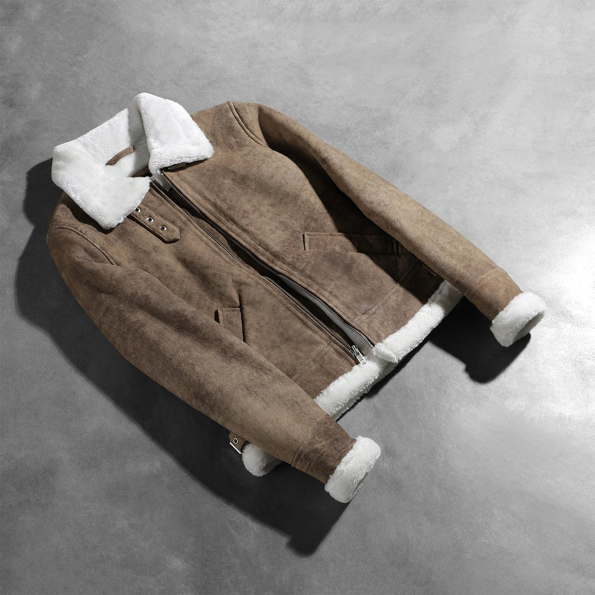 Sherilyn B-3 Czarna Skórzana Kurtka Bomberka Damska – alternate product view 7