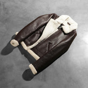 Sherilyn B-3 Czarna Skórzana Kurtka Bomberka Damska – alternate product view 8