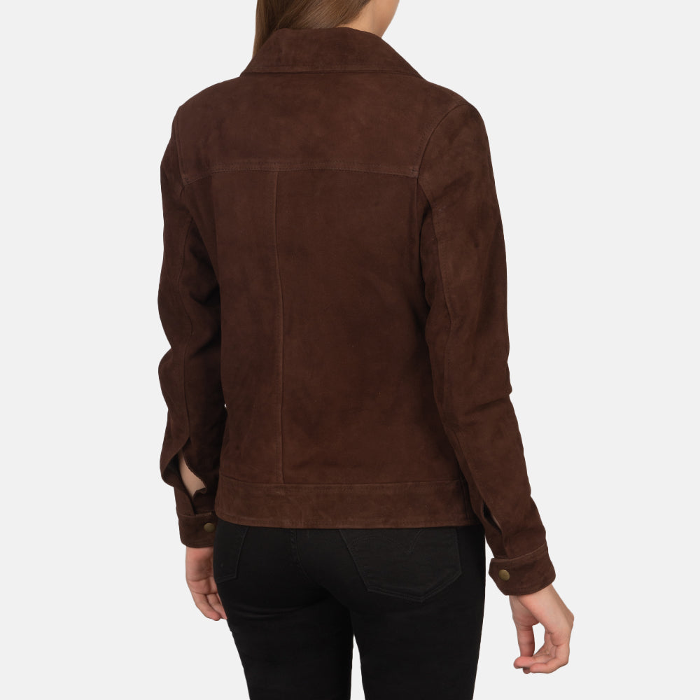 
Suzy Trucker Brązowy Kurtka Skórzana Damska – alternate product view 5
