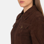 
Suzy Trucker Brązowy Kurtka Skórzana Damska – alternate product view 6