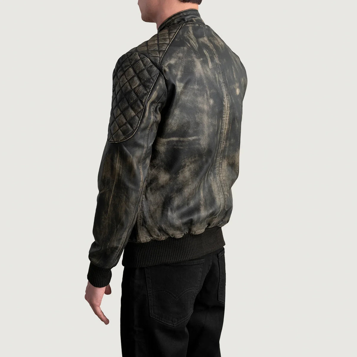 Sven Skórzana Kurtka Bomberka Męska – alternate product view 6