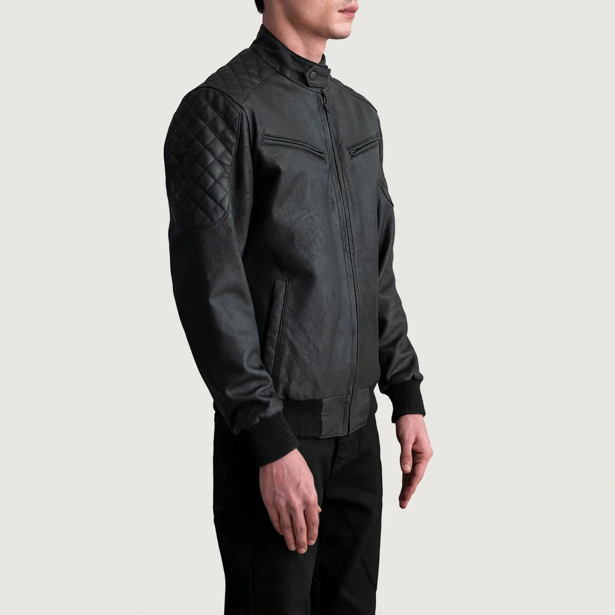 Sven Skórzana Kurtka Bomberka Męska – alternate product view 2