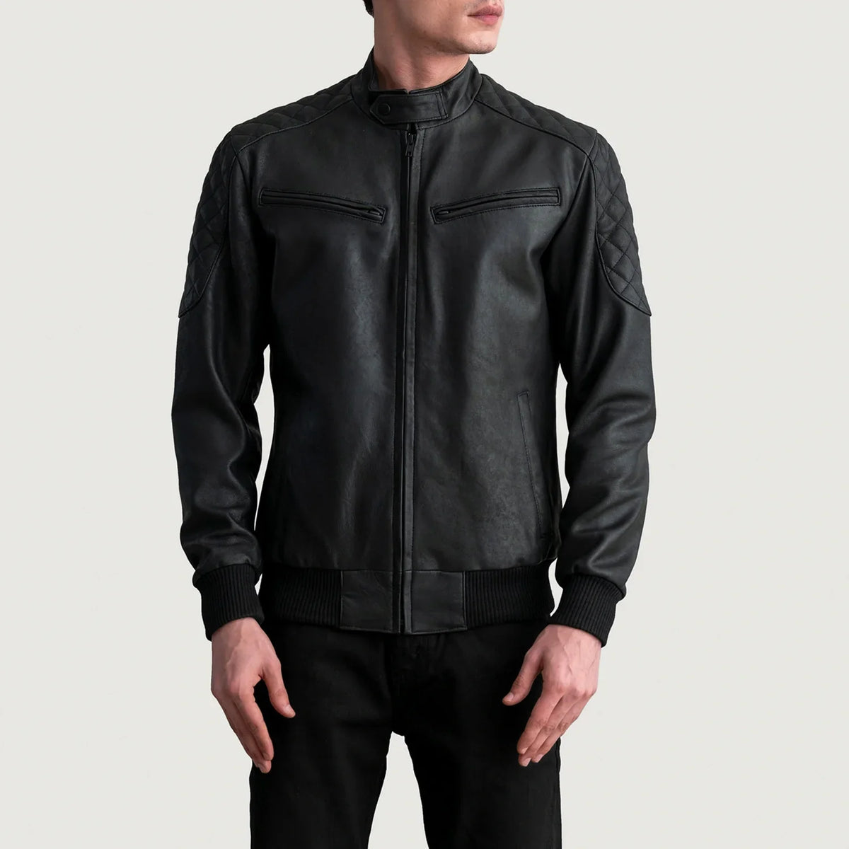 Sven Skórzana Kurtka Bomberka Męska – alternate product view 3
