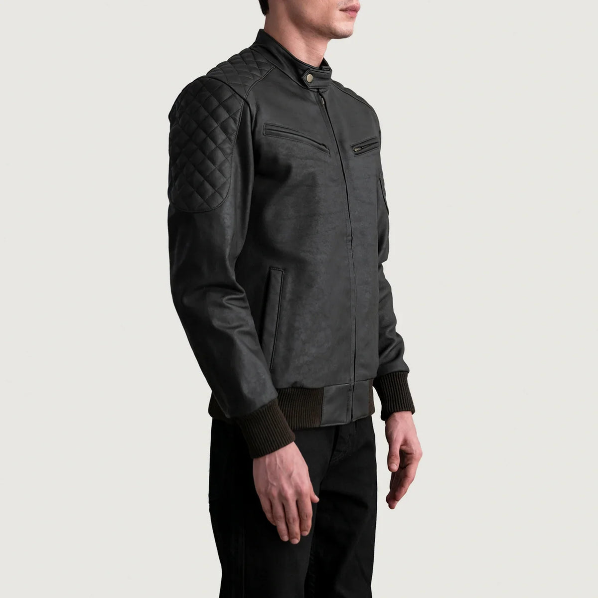 Sven Skórzana Kurtka Bomberka Męska – alternate product view 2
