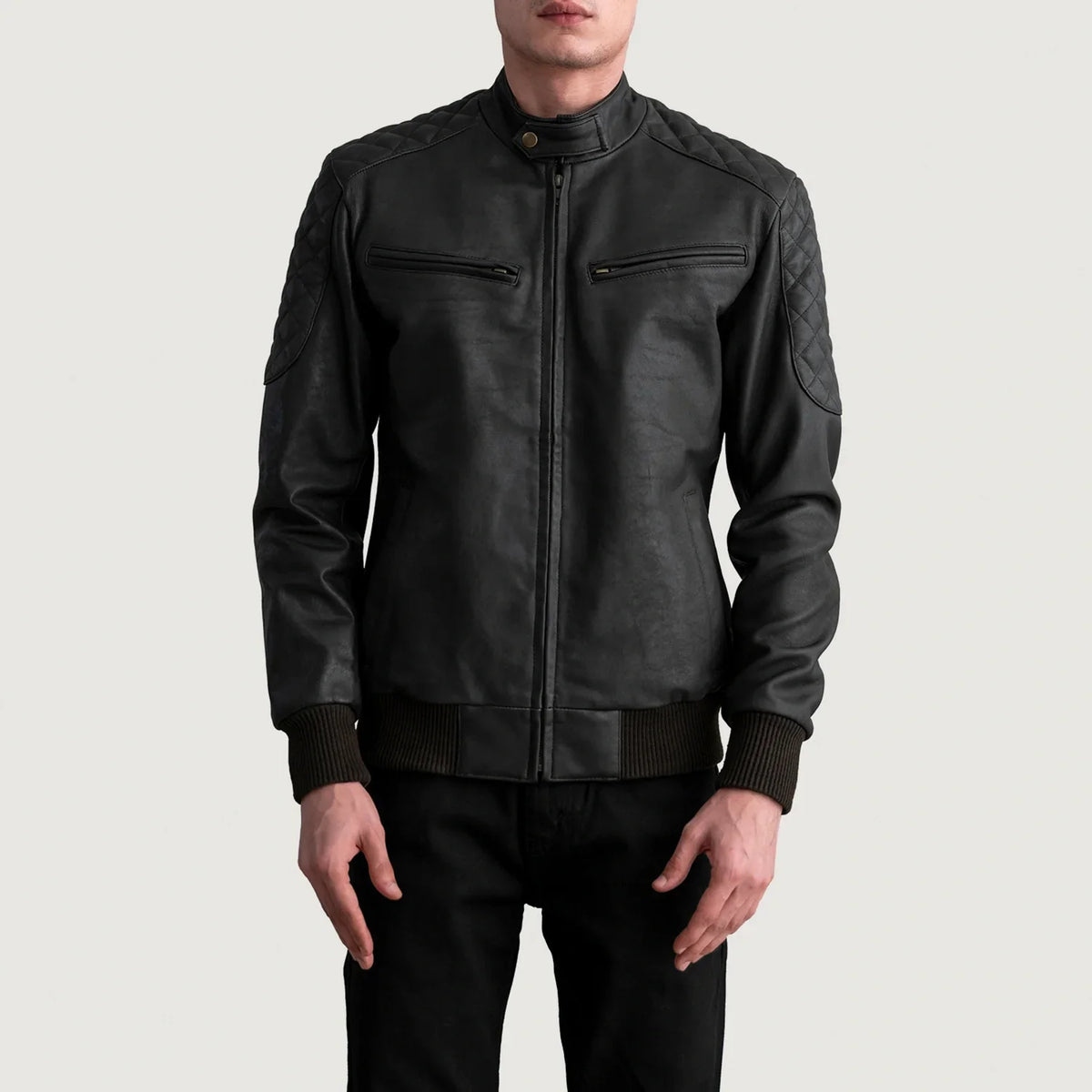 Sven Skórzana Kurtka Bomberka Męska – alternate product view 3