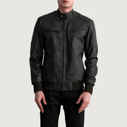 Sven Skórzana Kurtka Bomberka Męska – alternate product view 3