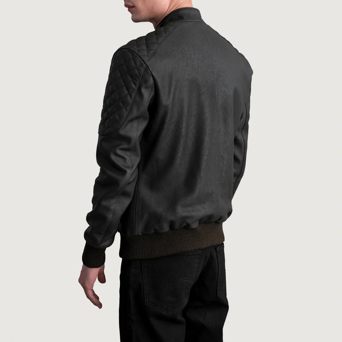 Sven Skórzana Kurtka Bomberka Męska – alternate product view 6