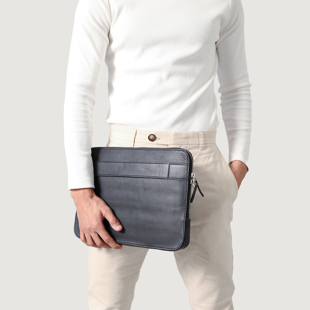 
The Baxter Leather Laptop Sleeve Damska Damska – alternate product view 5