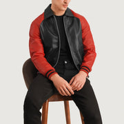 Walton Varsity Kurtka Skórzana Męska – alternate product view 3