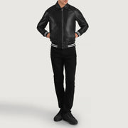 Walton Varsity Kurtka Skórzana Męska – alternate product view 3