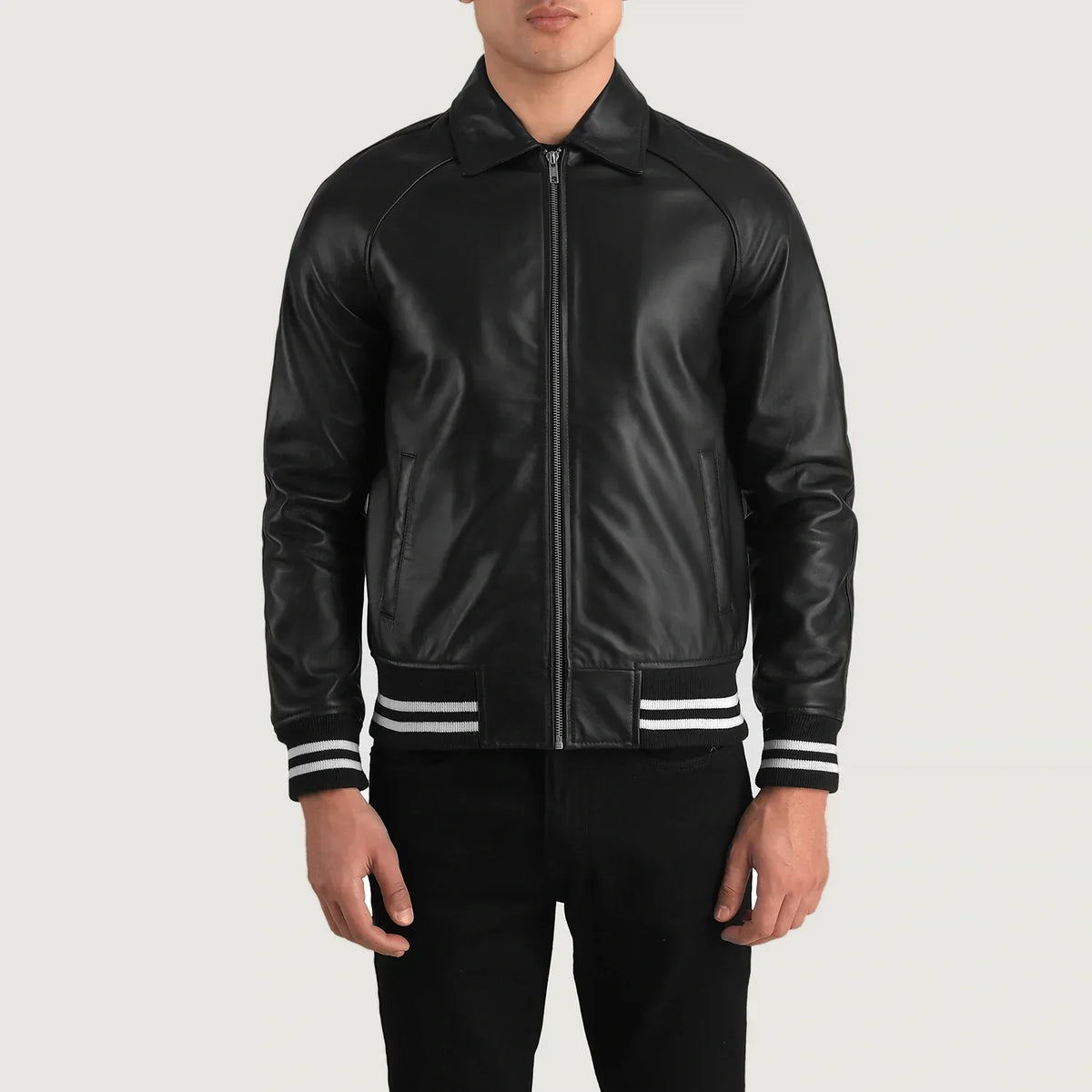 Walton Varsity Kurtka Skórzana Męska – alternate product view 4