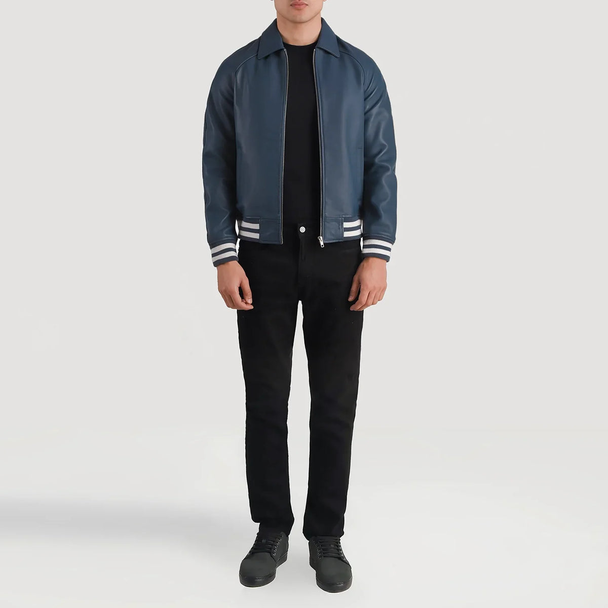 Walton Varsity Kurtka Skórzana Męska – alternate product view 4