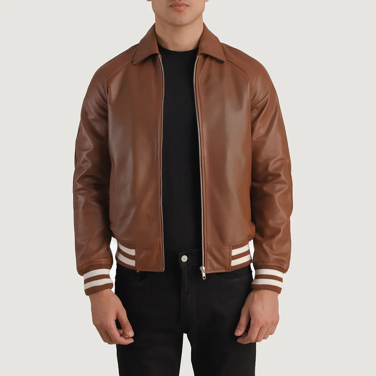 Walton Varsity Kurtka Skórzana Męska – alternate product view 1