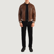 Walton Varsity Kurtka Skórzana Męska – alternate product view 2