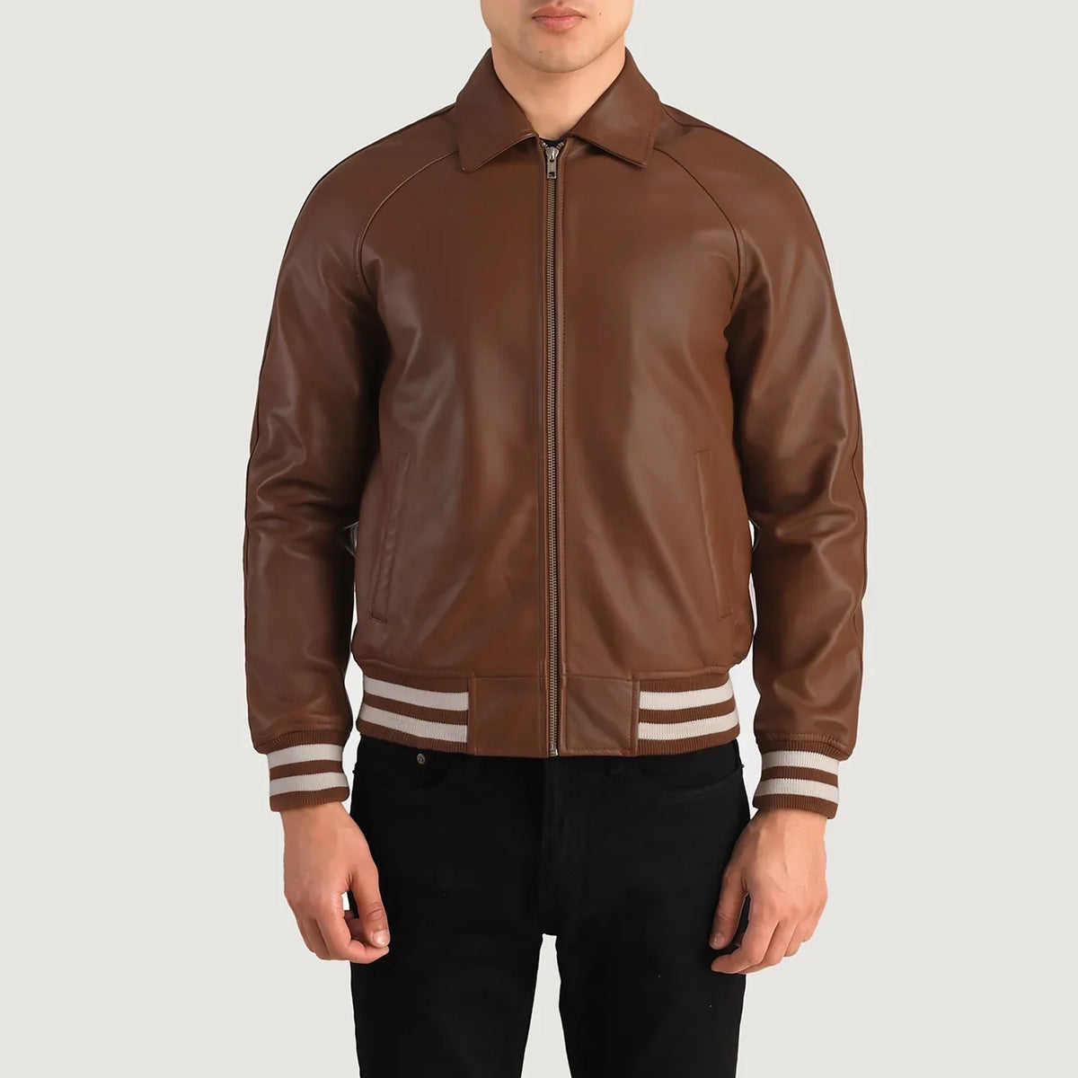 Walton Varsity Kurtka Skórzana Męska – alternate product view 4