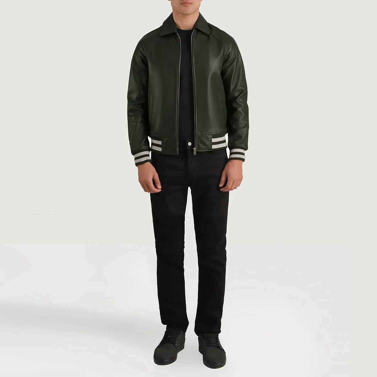 Walton Varsity Kurtka Skórzana Męska – alternate product view 4