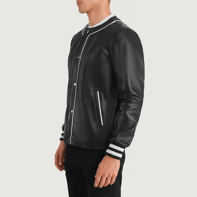 Willis Varsity Kurtka Skórzana Męska