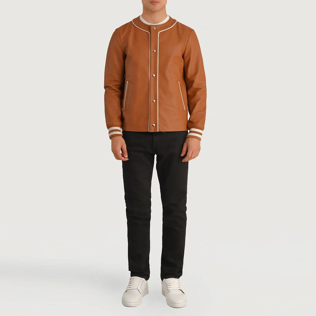 Willis Varsity Kurtka Skórzana Męska – alternate product view 3