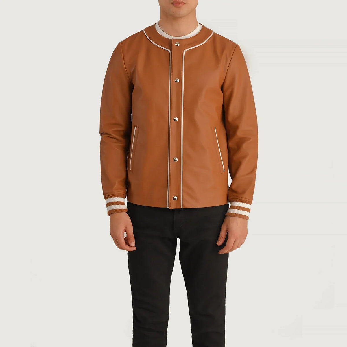 Willis Varsity Kurtka Skórzana Męska – alternate product view 4