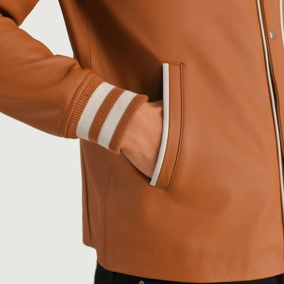 Willis Varsity Kurtka Skórzana Męska – alternate product view 6