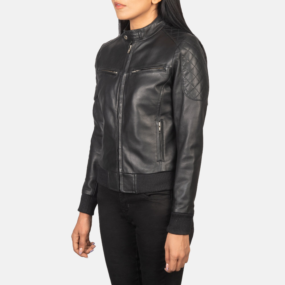 
Zenna Skórzana Kurtka Bomberka Damska – alternate product view 2