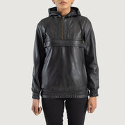 Zest Hooded Pullover Kurtka Skórzana Damska – alternate product view 1