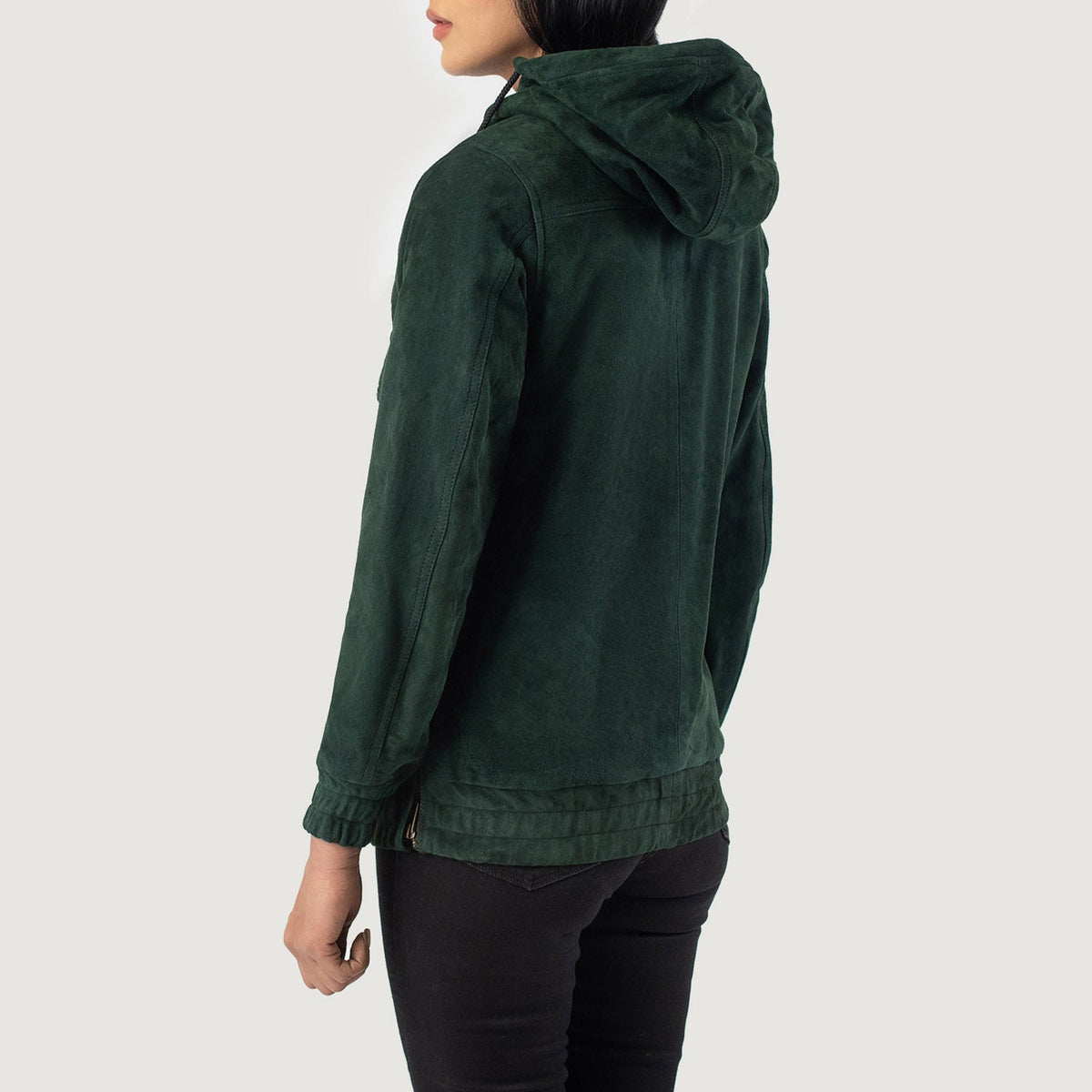 Zest Hooded Pullover Kurtka Skórzana Damska – alternate product view 5