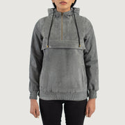 Zest Hooded Pullover Kurtka Skórzana Damska – alternate product view 1