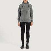 Zest Hooded Pullover Kurtka Skórzana Damska – alternate product view 3